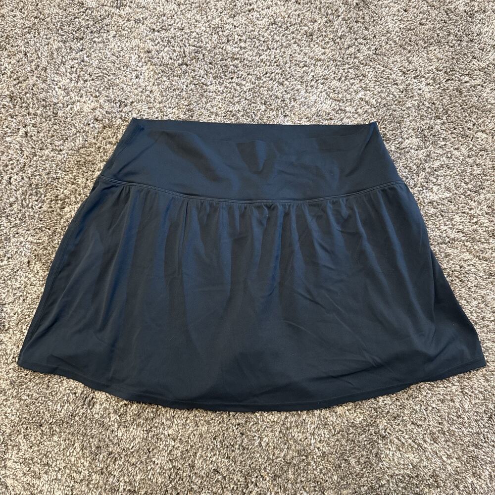 Quince Women Green Active Skort Sz XL